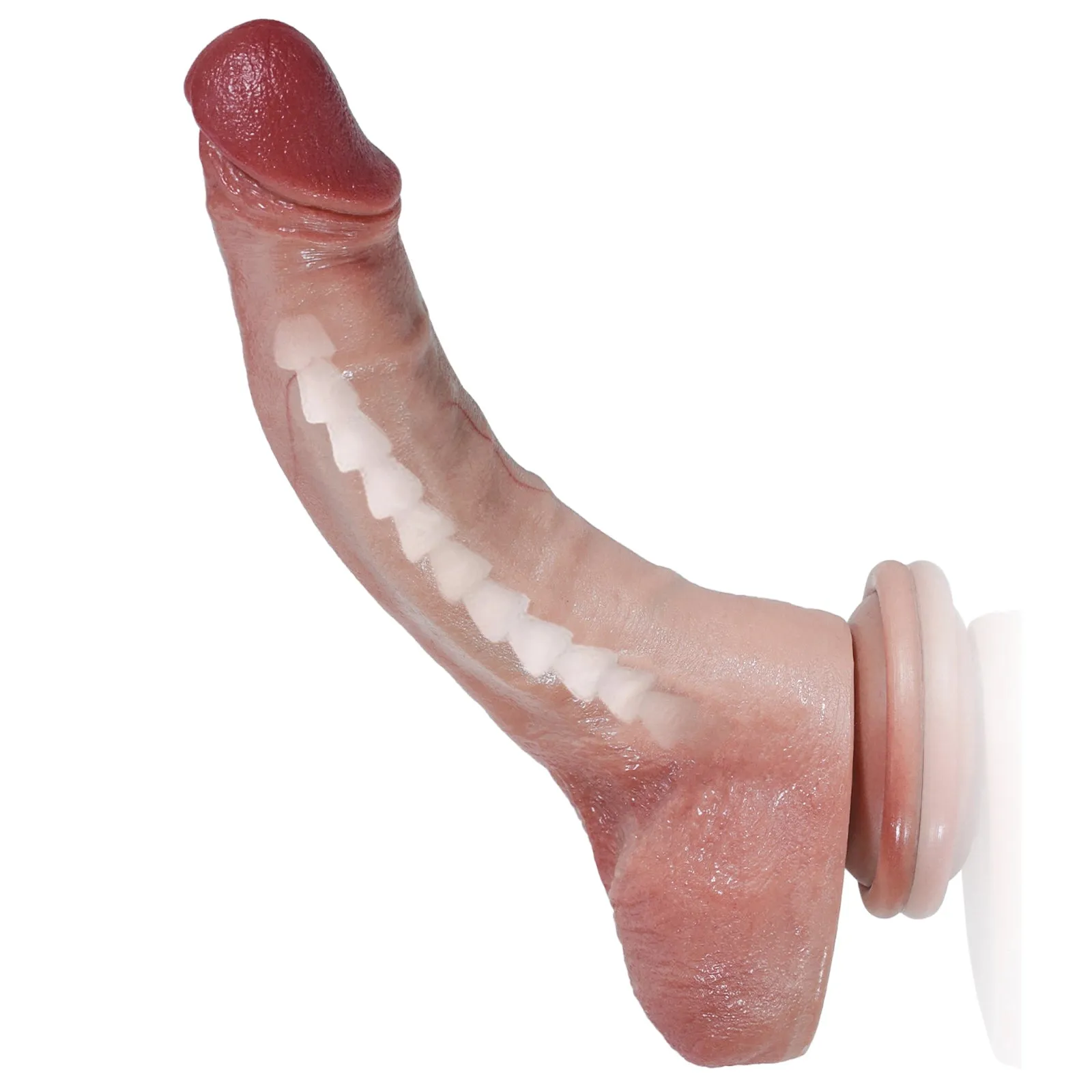 Lightskin Cocks Realistic Anal Dildos - Bare Skin Silicone Sex Toys for Women Masturbating