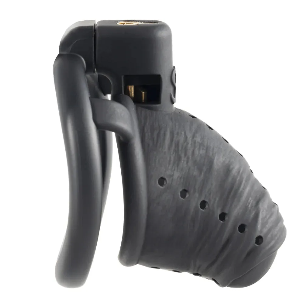 LOCKINK Sevanda Black Wiener 3D Printed Chastity Cage