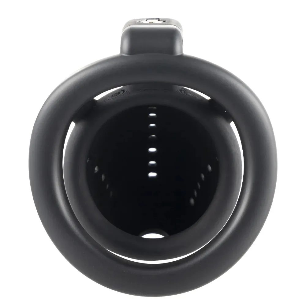 LOCKINK Sevanda Black Wiener 3D Printed Chastity Cage