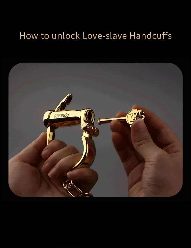 LOCKINK SEVANDA LOVE- SLAVE Handcuffs Sets