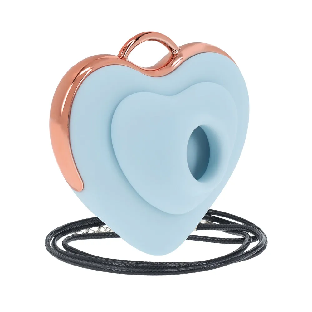 LoveLine Luvie AirTapTech Rechargeable Vibrator Waterproof Blue