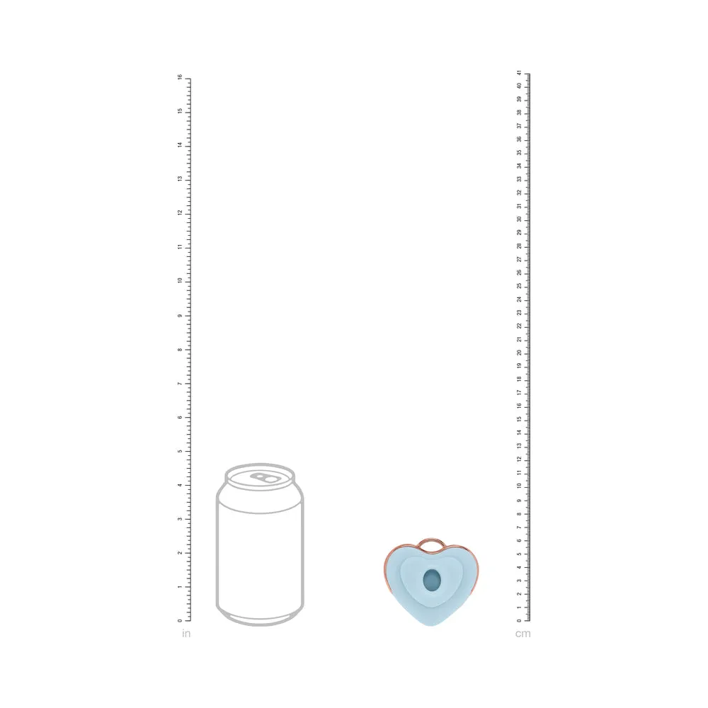 LoveLine Luvie AirTapTech Rechargeable Vibrator Waterproof Blue