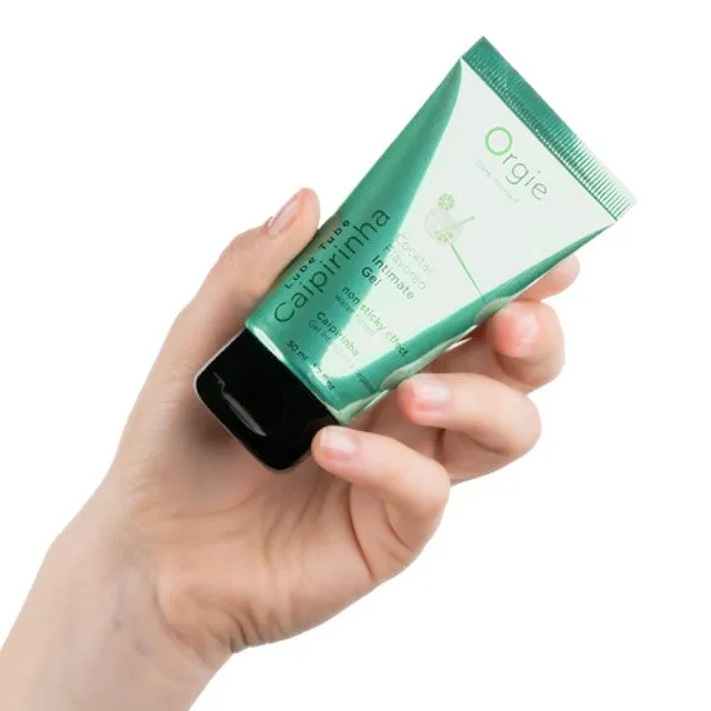 Lubrifiant cu aromă ORGIE Lube Tube - Cocktail Intimate Gel CAIPIRINHA. pe bază de apă. 50 ml