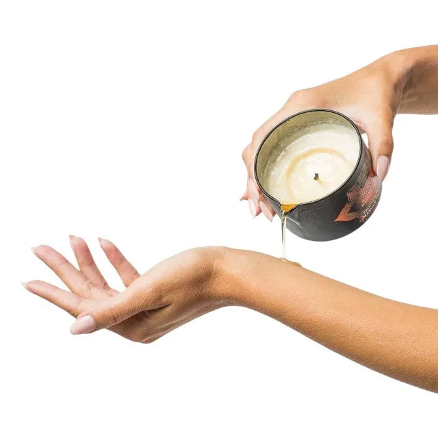 Lumânare pentru masaj KAMASUTRA Ignite Sweet Almond. cu unt de shea. aromă de migdale. 170 gr