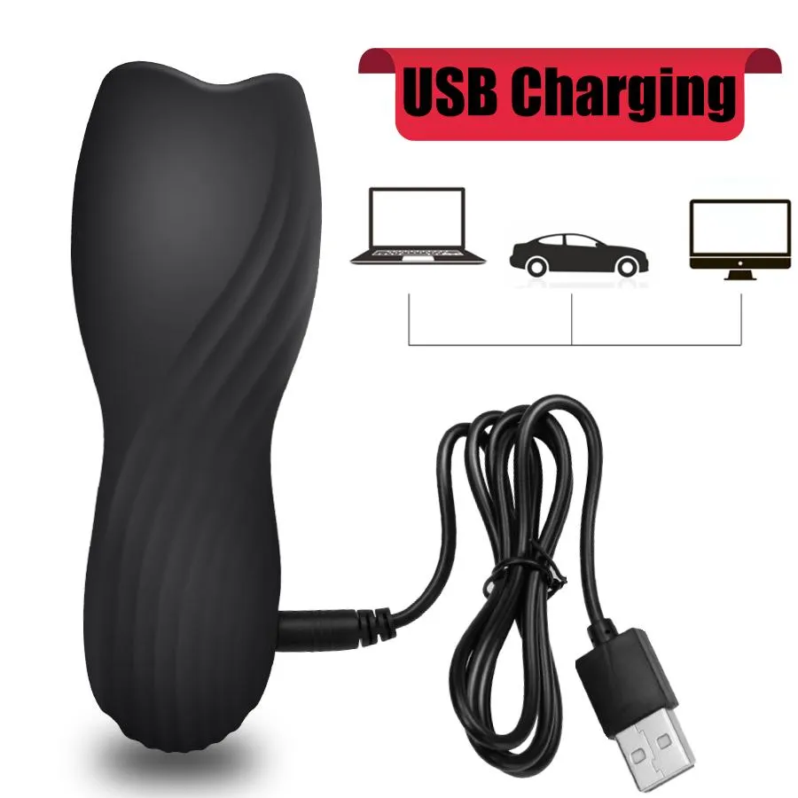 Male Masturbator Vibrator Cup - Electric Oral Sex Toy