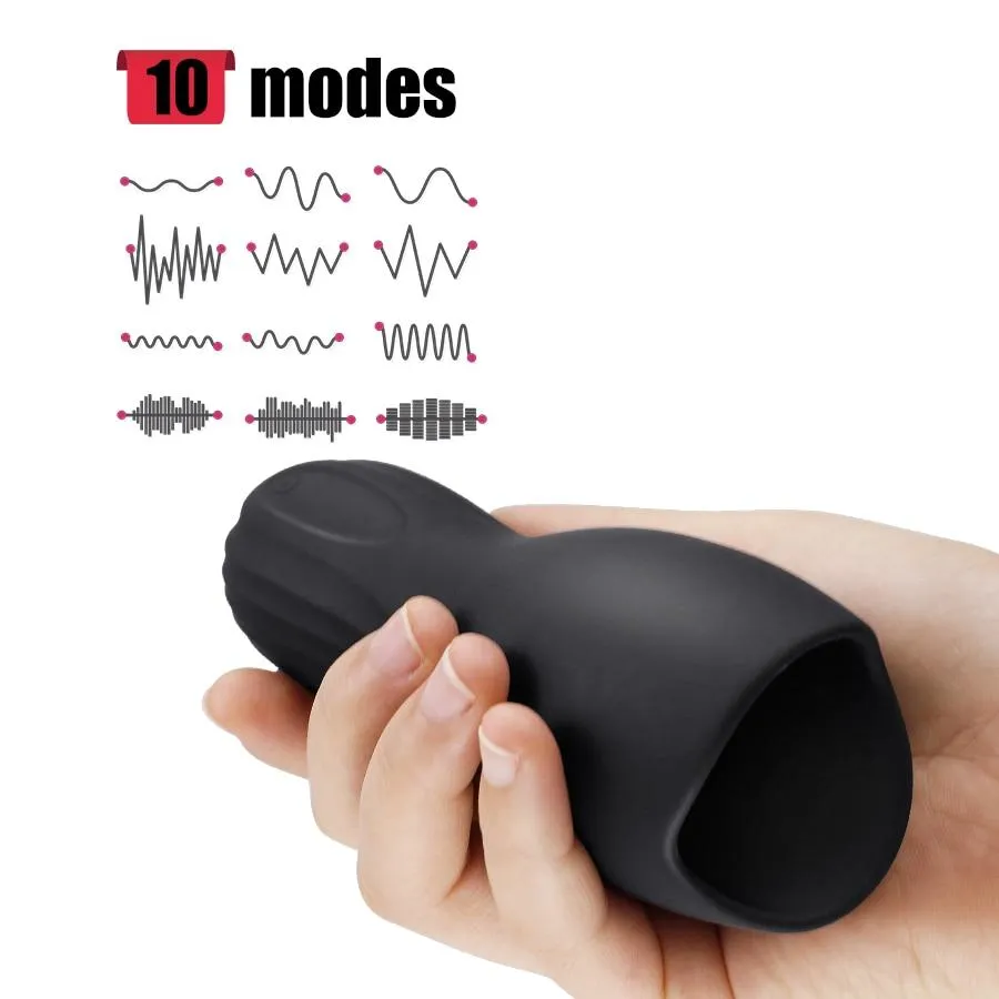 Male Masturbator Vibrator Cup - Electric Oral Sex Toy