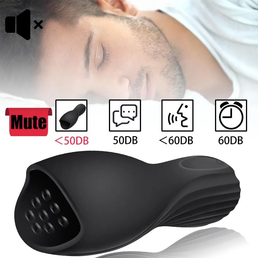 Male Masturbator Vibrator Cup - Electric Oral Sex Toy