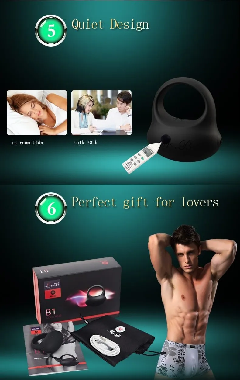 Male USB Penis Delayed Ejaculation Ring