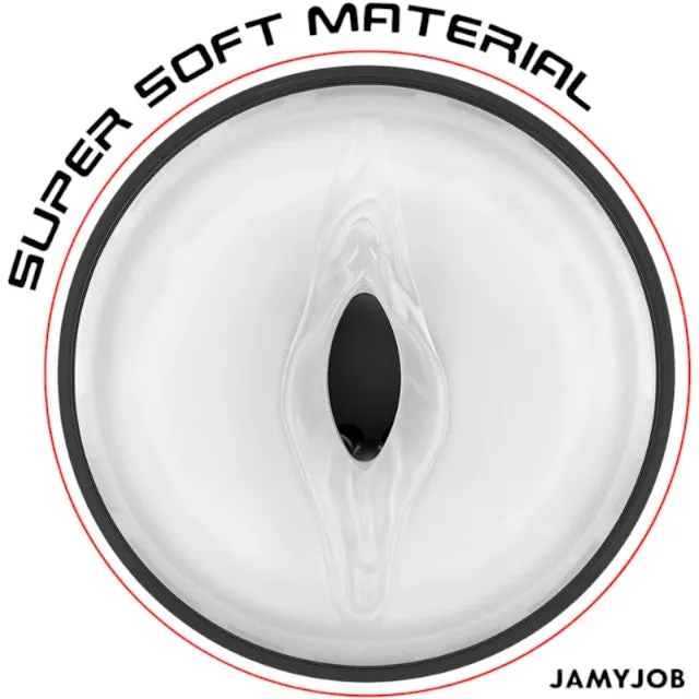 Masturbator automat JAMYJOB PHANTOM. 5 funcții de aspirație. 5 funcții de penetrare automată. rezistent la apă. negru cu roșu