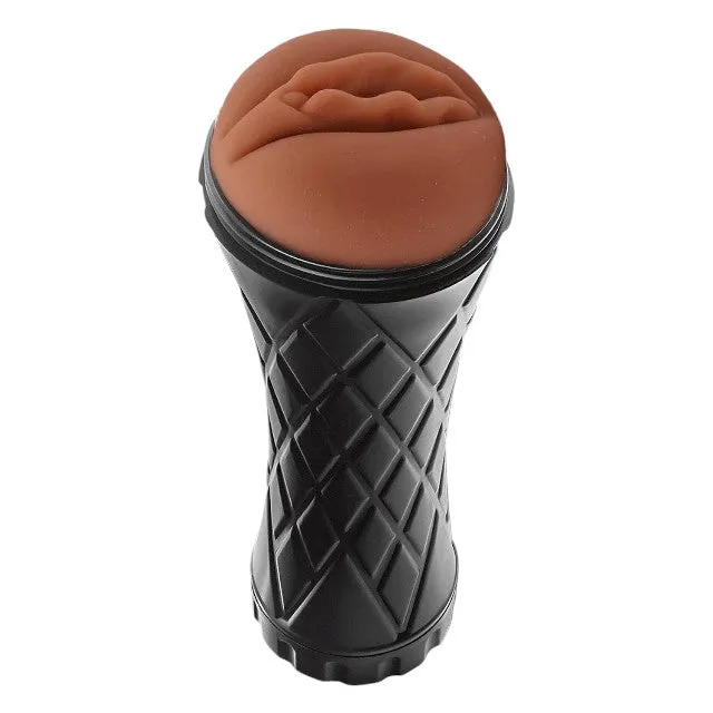 Masturbator DREAMTOYS MARLY. simulare vaginală realistă cu material moale si flexibil. lungime 22.5 cm. culoare maro