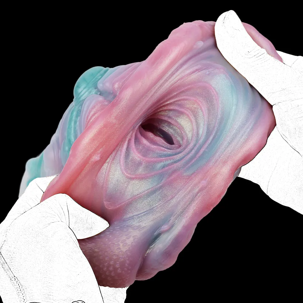 Monster Oral Sex Pocket Pussy - Fantasy Big Mouth Penis Massager Male Masturbator
