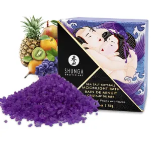 Moonlight Bath Sea Salt Crystals - Exotic Fruits Scent 75g