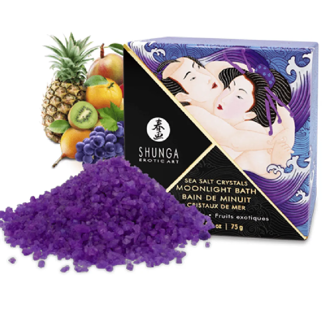 Moonlight Bath Sea Salt Crystals - Exotic Fruits Scent 75g