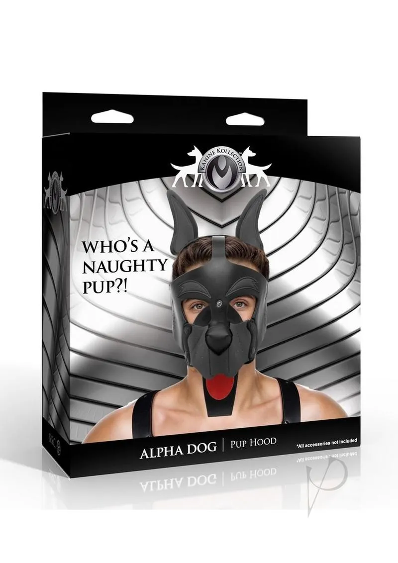 Ms Alpha Dog Pup Hood Black