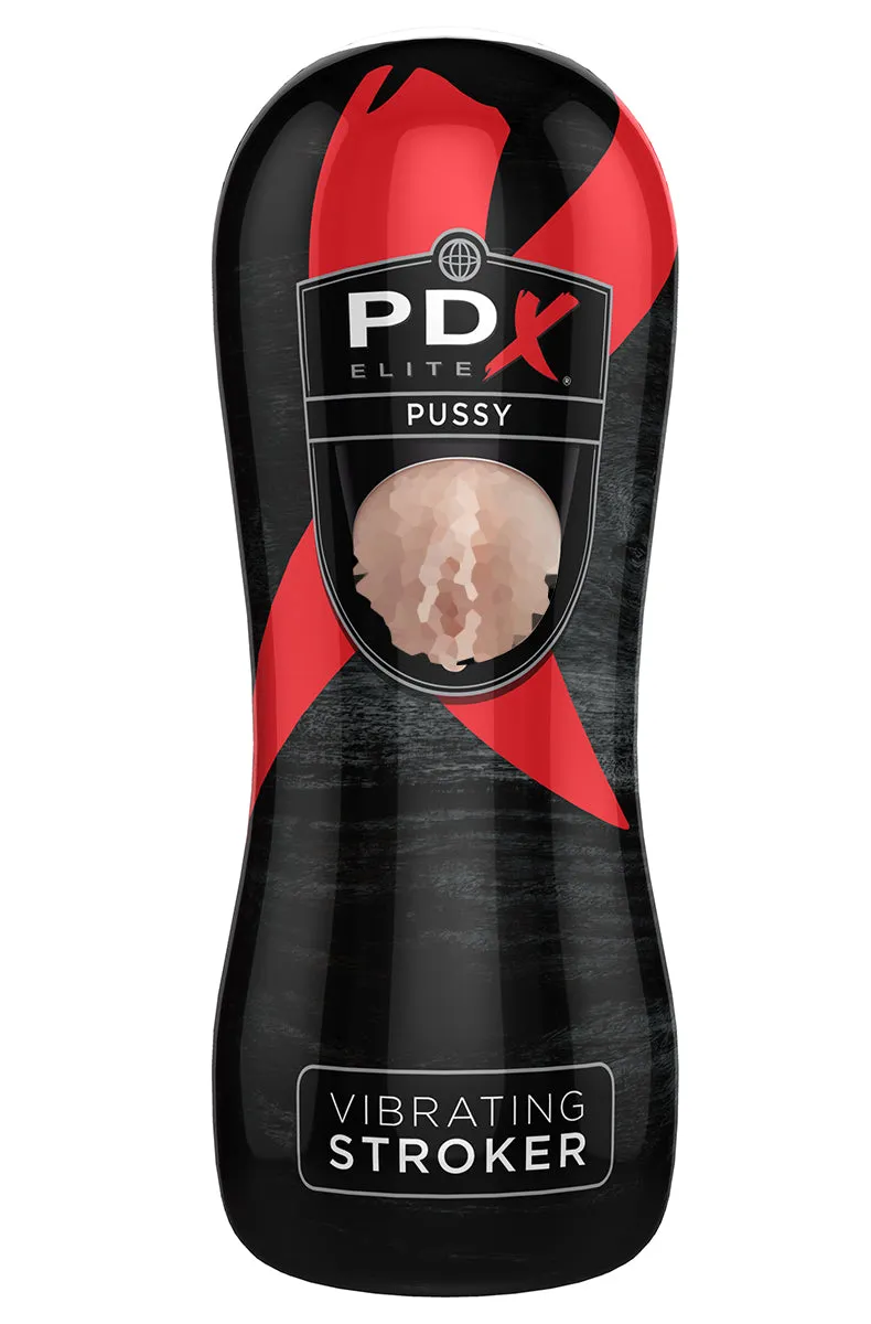 PDX Elite Pocket Pussy Vibrating Stroker