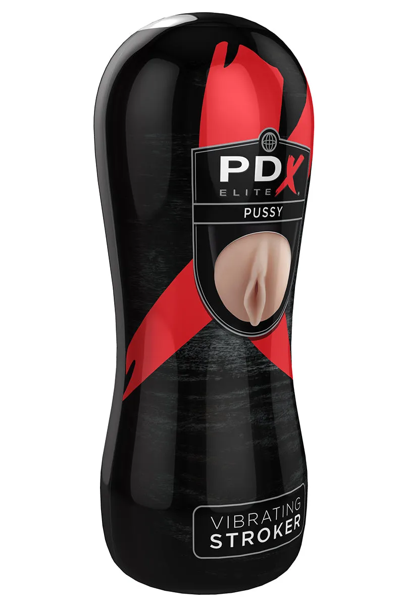 PDX Elite Pocket Pussy Vibrating Stroker