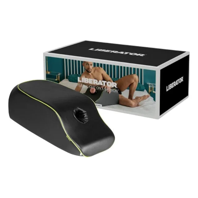 Pernă de sex LIBERATOR Fleshlight On A Mission. cu orificiu pentru masturbator. mobilier pentru jocuri erotice. culoare negru