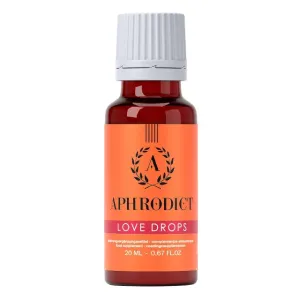 Picături afrodisiace APHRODICT Love Drops. pentru creșterea libidoului feminin și orgasm intens. cu ghimbir și urzică. 20 ml