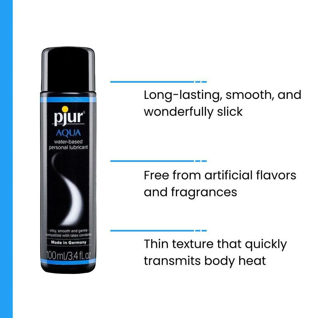 Pjur AQUA Water-Based Lubricant | 100ml (3.4oz)