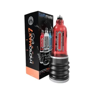 Pompă pe bază de apă BATHMATE HYDROMAX7 Wide Boy - Red. pentru mărirea penisului și îmbunătățirea performanțelor sexuale. roșu