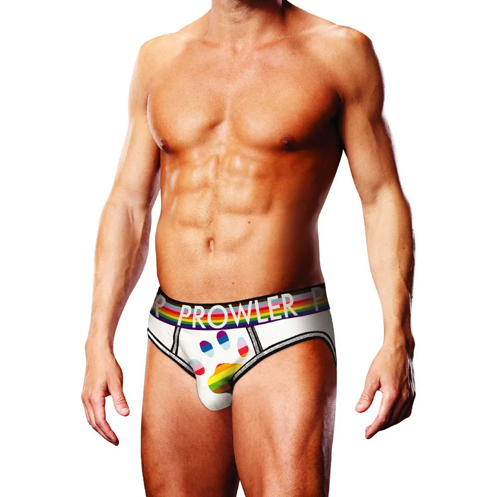 Prowler Oversized Paw Open Brief White 2XL