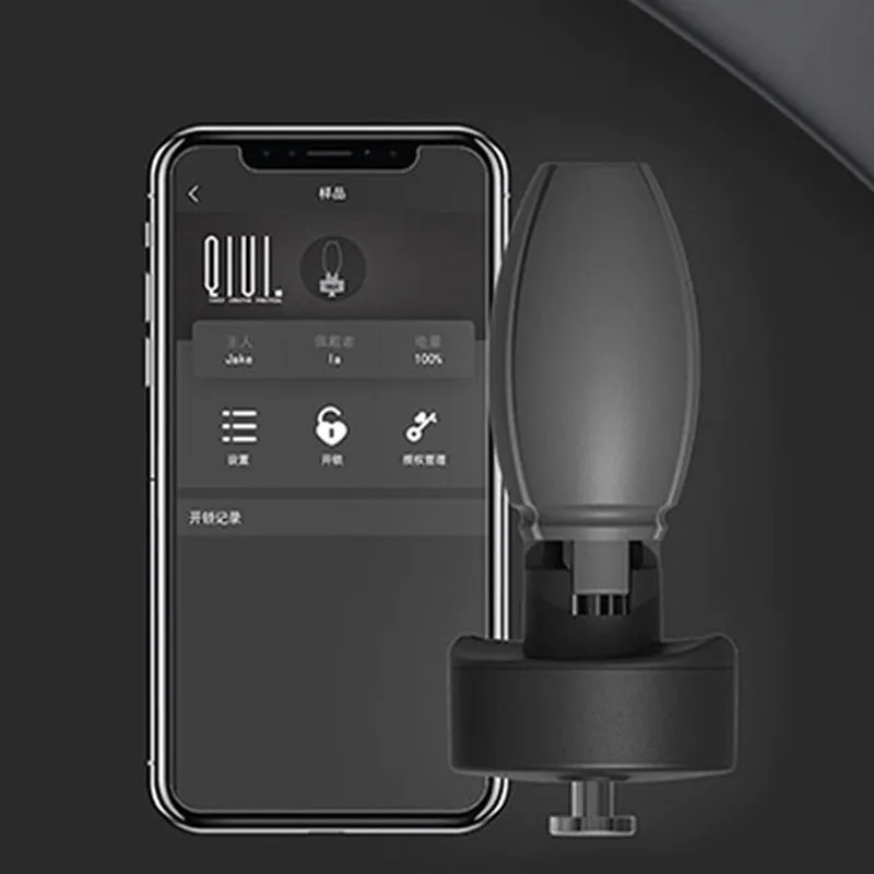 QIUI APP Remote Control intelligent pear wear anal plug dildo