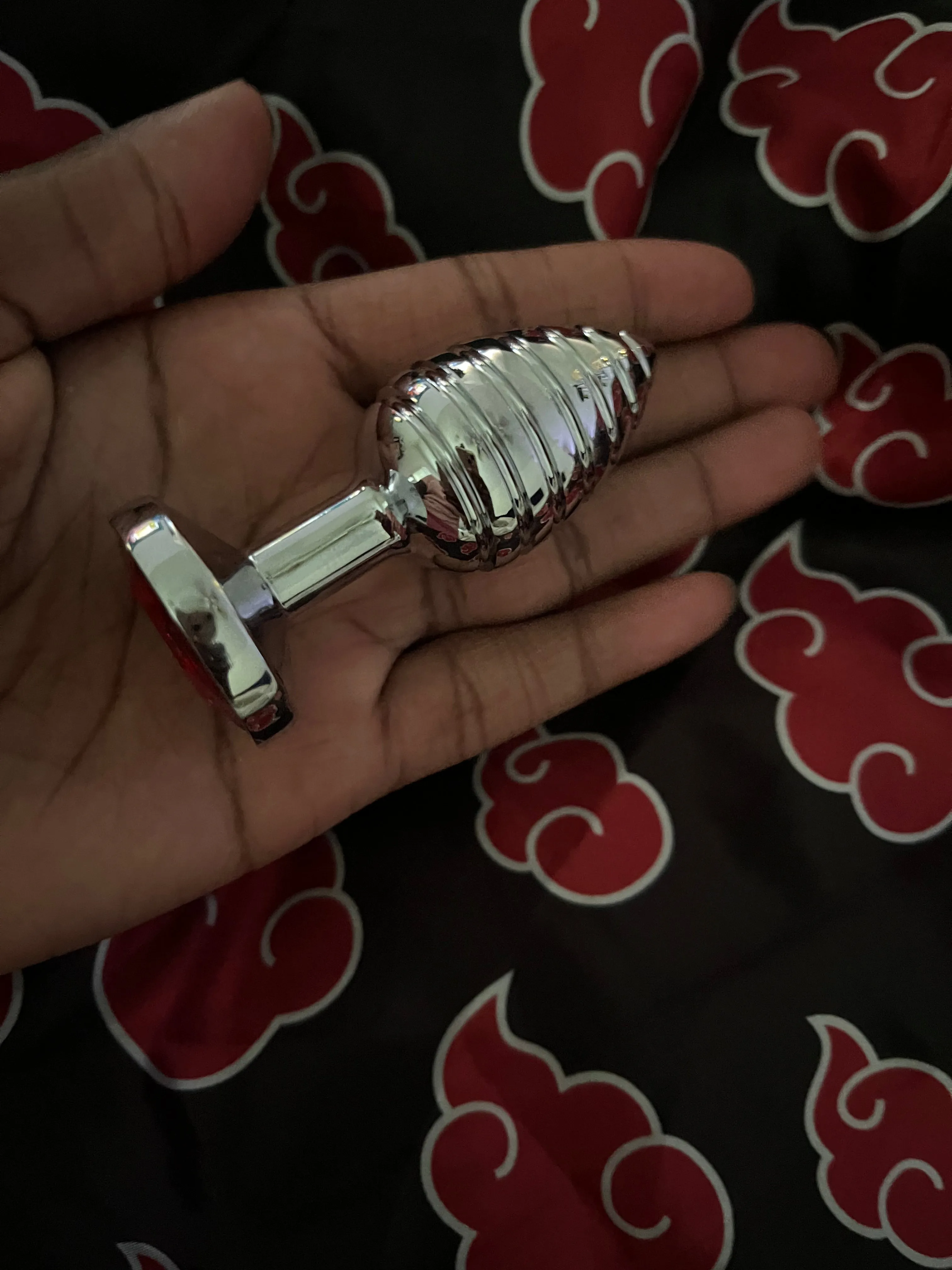 Red Jeweled Butt Plug