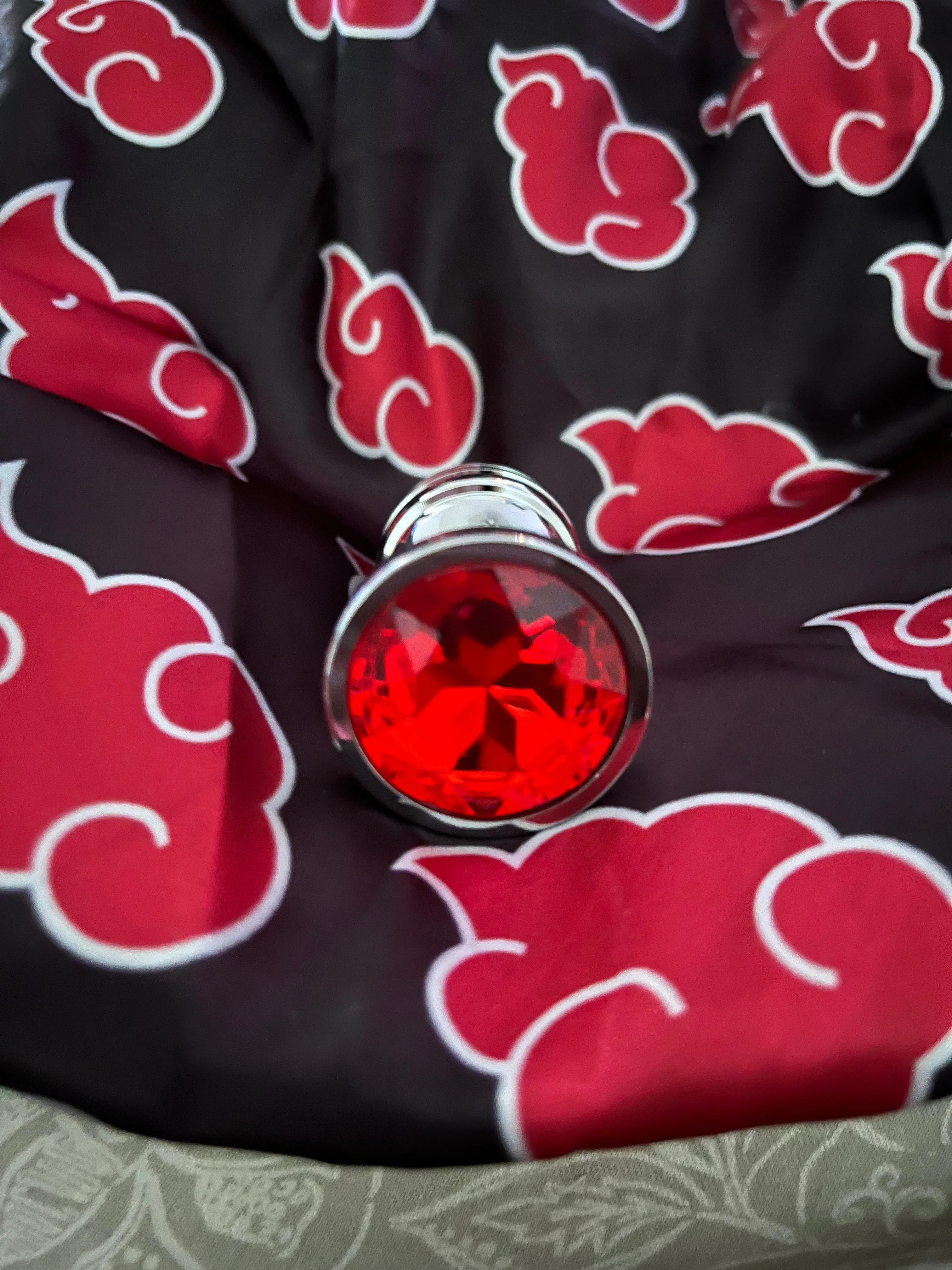 Red Jeweled Butt Plug