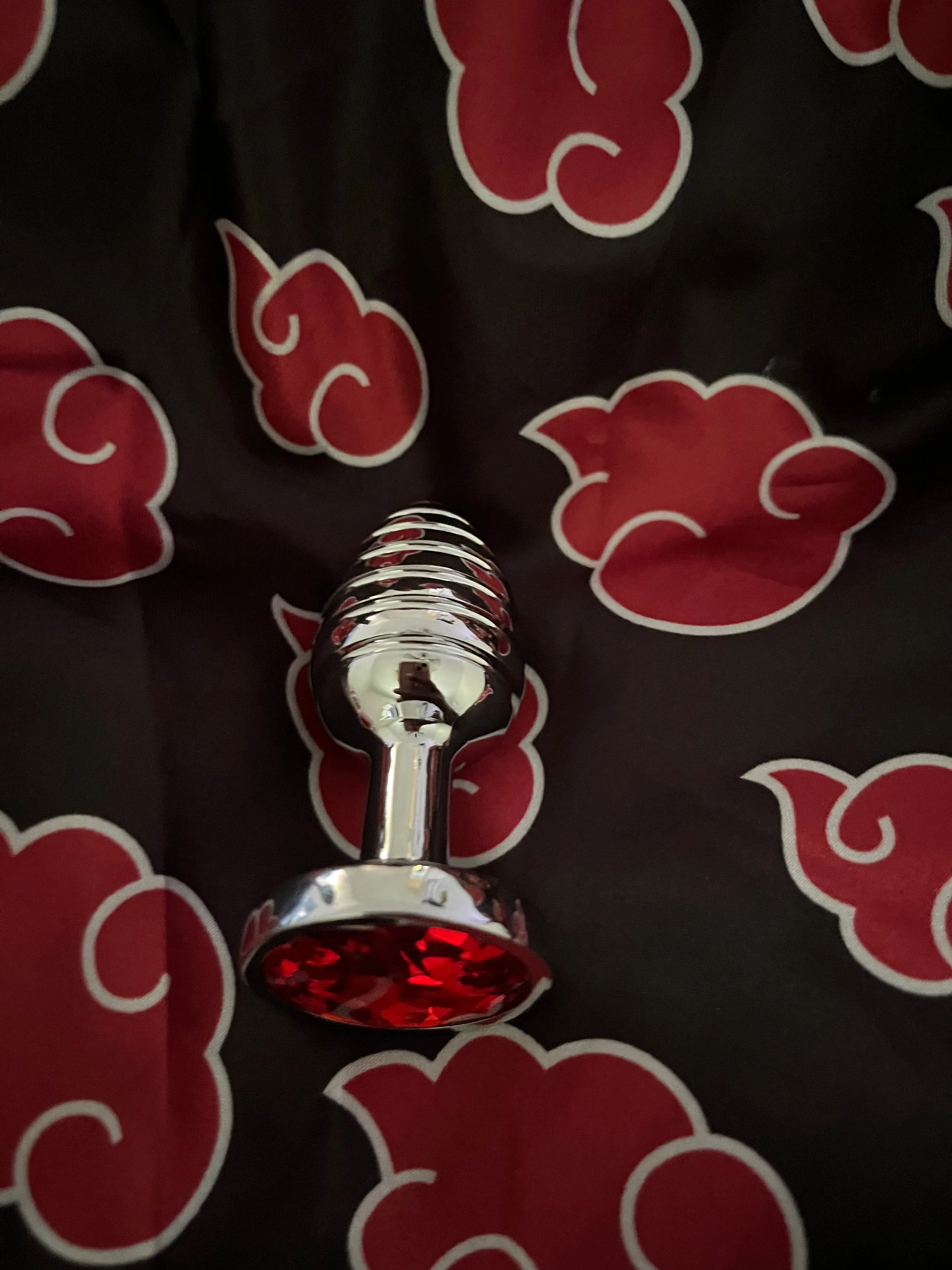 Red Jeweled Butt Plug