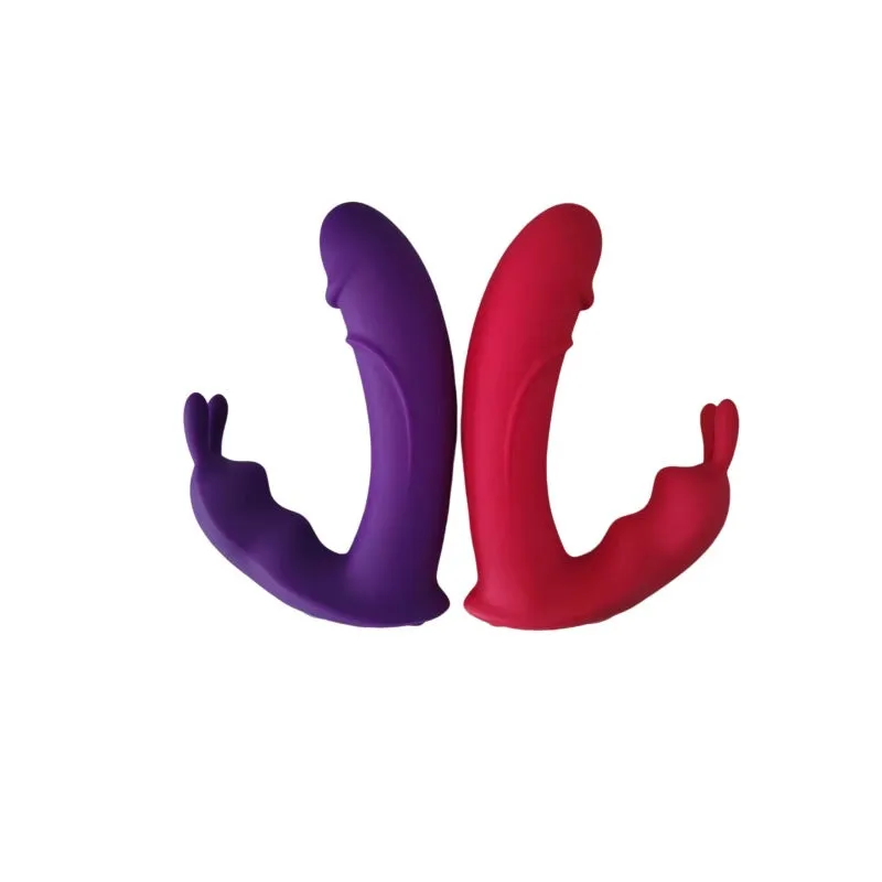 Remote Control Clitoral G Spot Vibrator - Rabbit Clit Clamps Anal Dildo Female Sex Toy