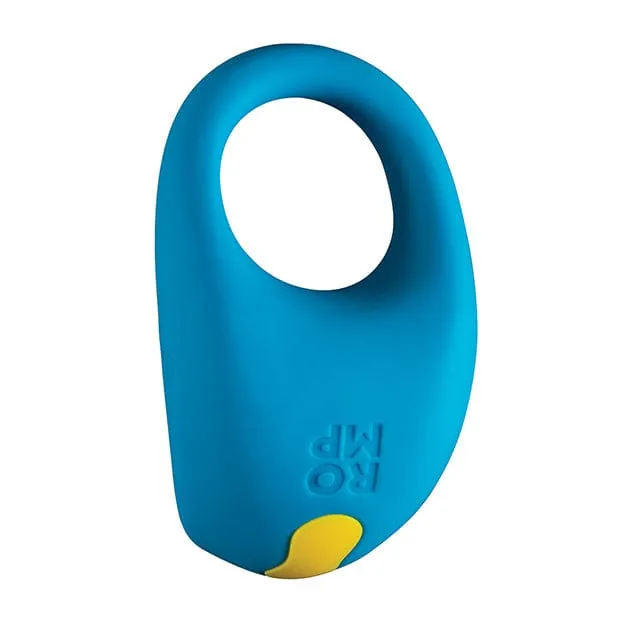 Romp - Juke Vibrating Silicone Cock Ring (Blue)