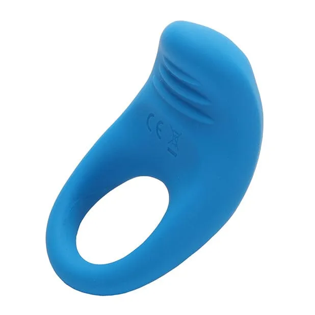 Romp - Juke Vibrating Silicone Cock Ring (Blue)