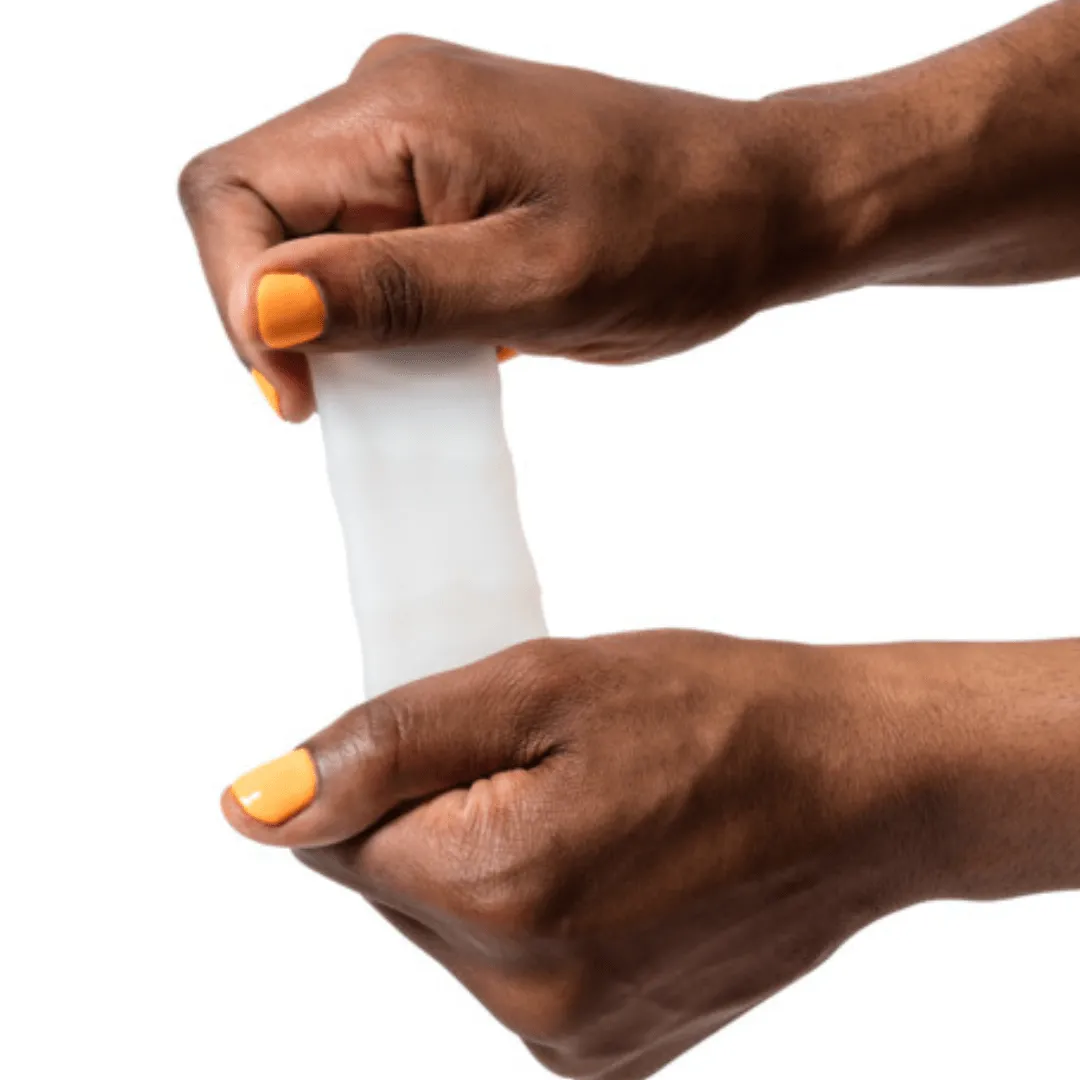 Romp Mosh Compact Reversible Manual Stroker - Clear