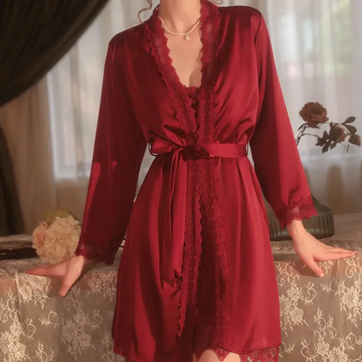 Rosalie's Delicate Nightdress & Robe