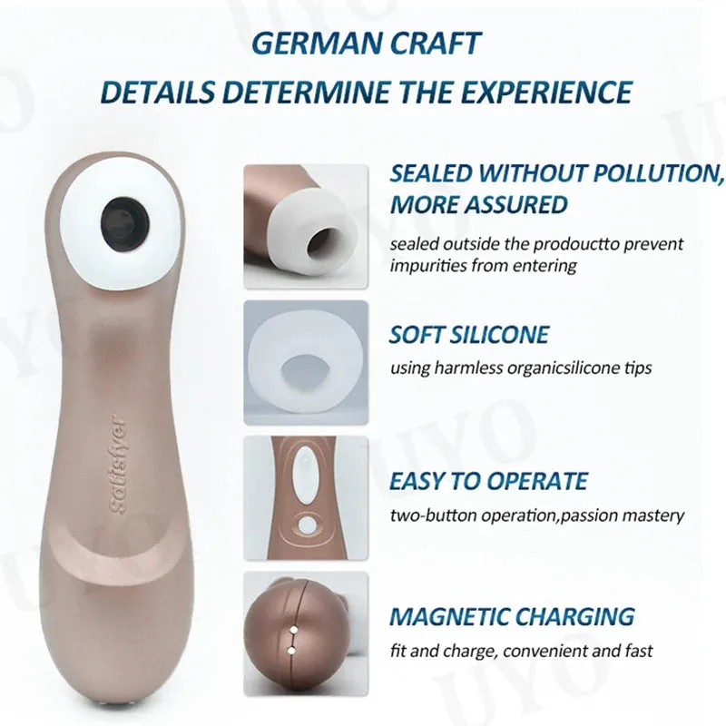 Satisfyer Pro 2 Clit Sucking Vibrator - Nipple Clitoral Stimulator Sex Toy for Women