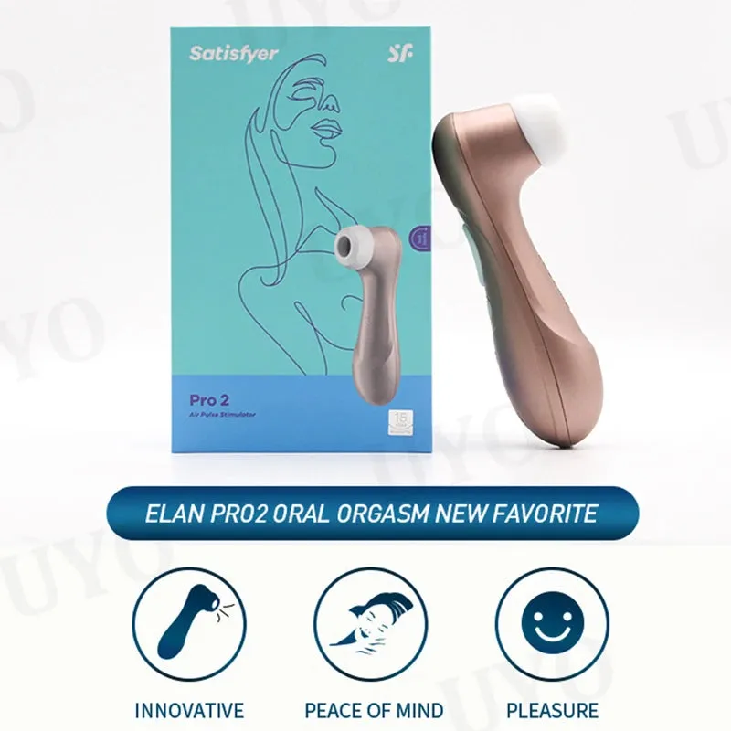 Satisfyer Pro 2 Clit Sucking Vibrator - Nipple Clitoral Stimulator Sex Toy for Women