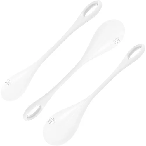 Satisfyer Yoni Power 1 Kegel Balls WHITE 3-PIECE SET