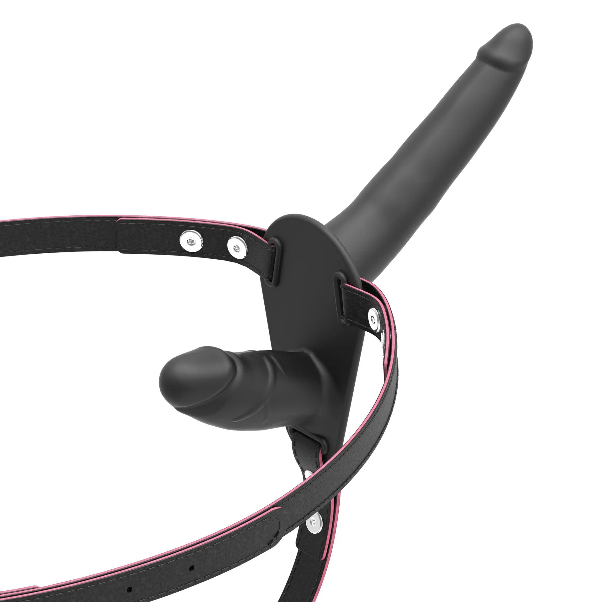 Silicone Double Penis Hollow Strap-On Set