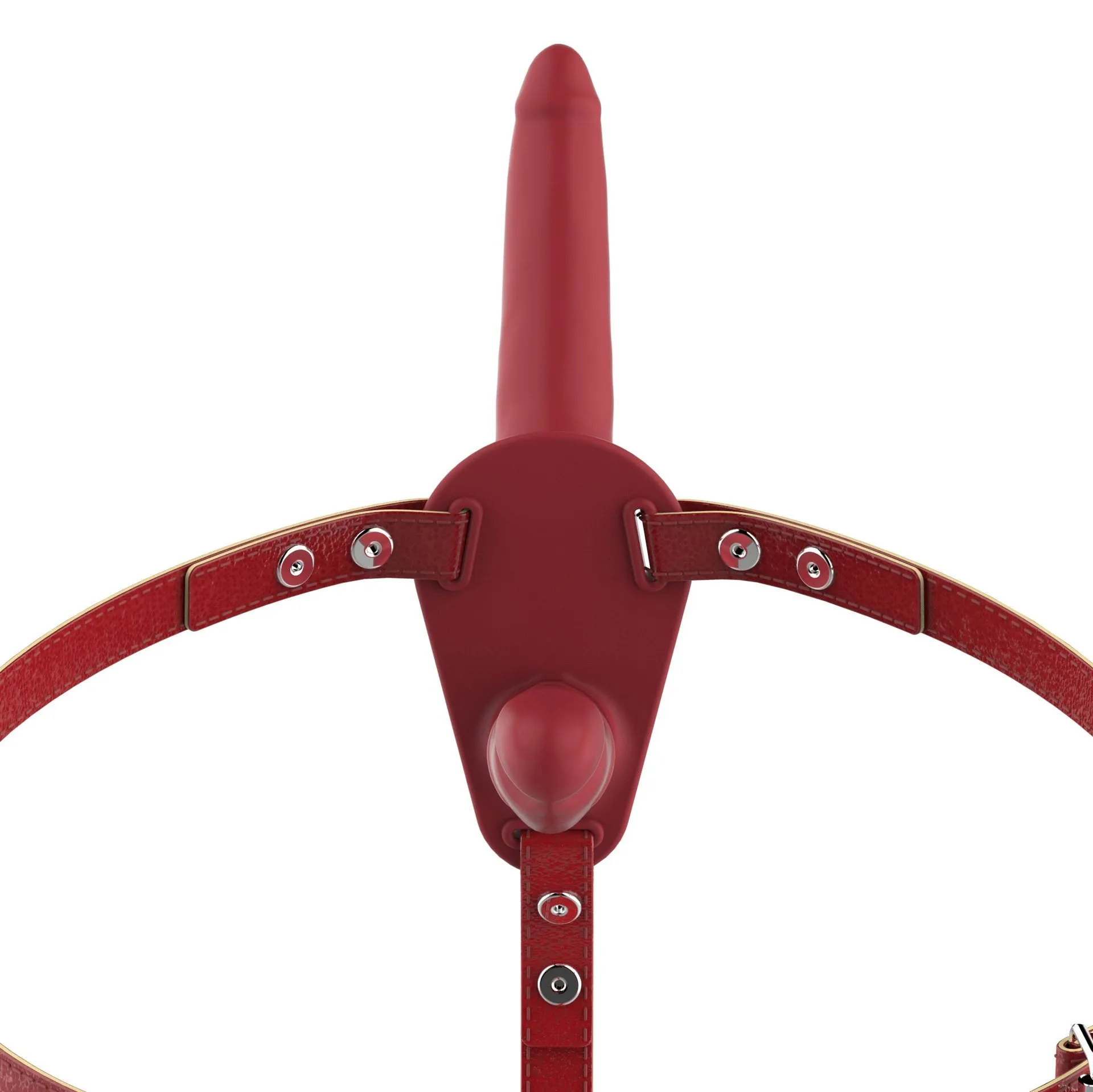 Silicone Double Penis Hollow Strap-On Set