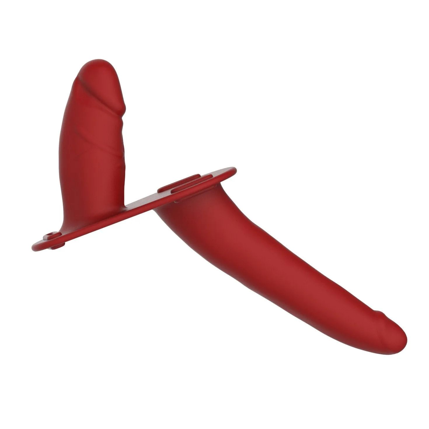 Silicone Double Penis Hollow Strap-On Set