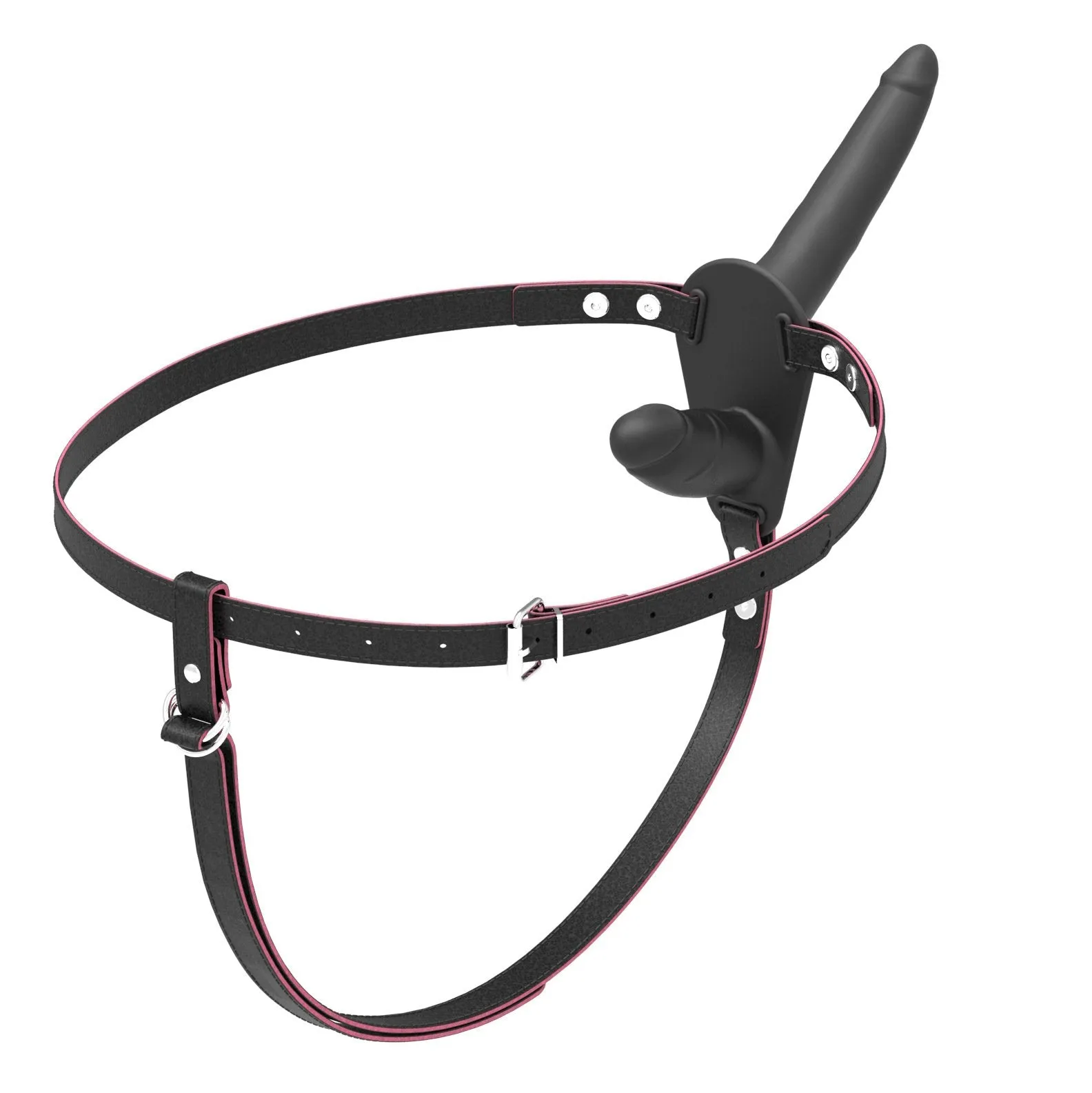 Silicone Double Penis Hollow Strap-On Set