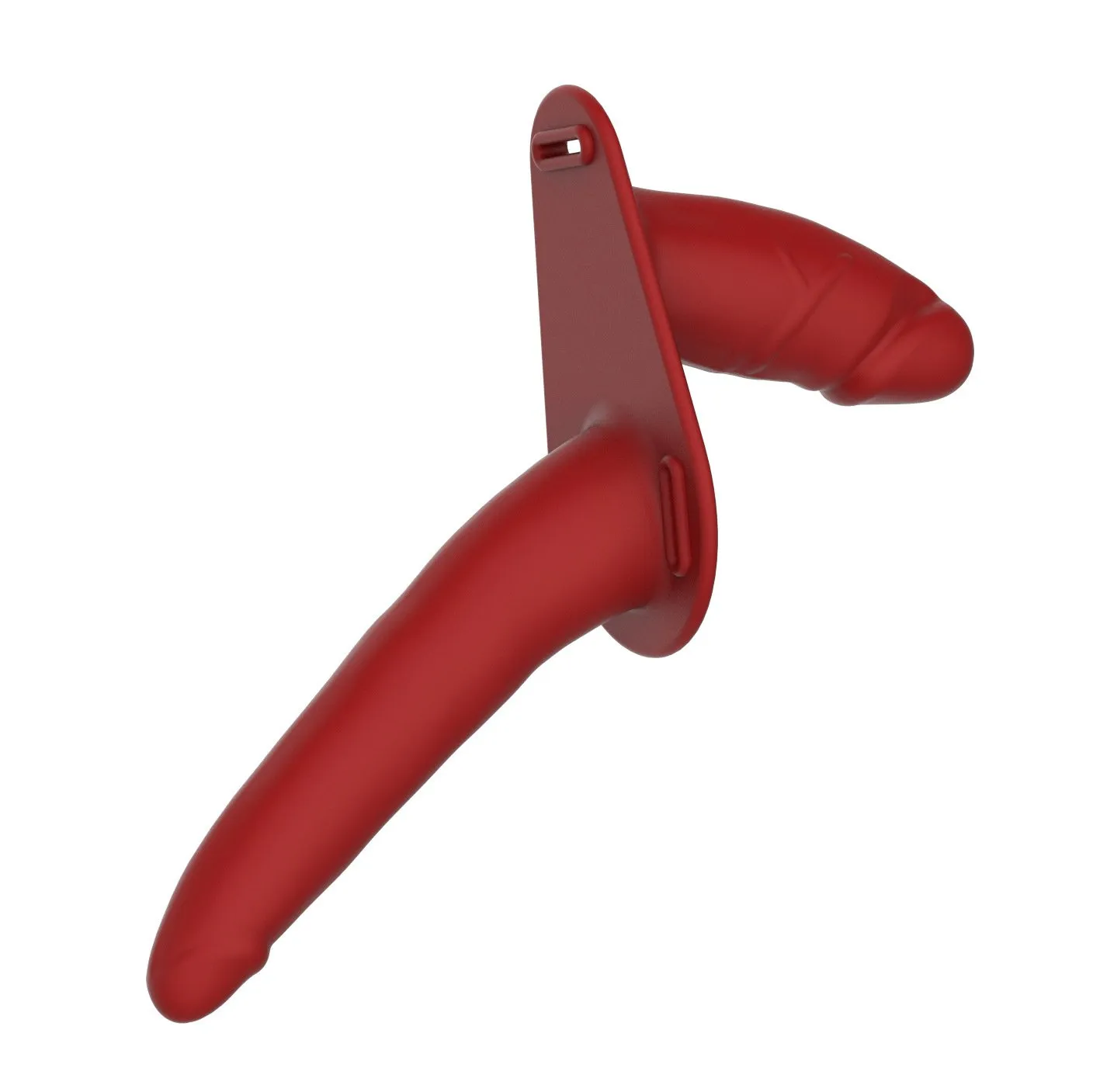 Silicone Double Penis Hollow Strap-On Set