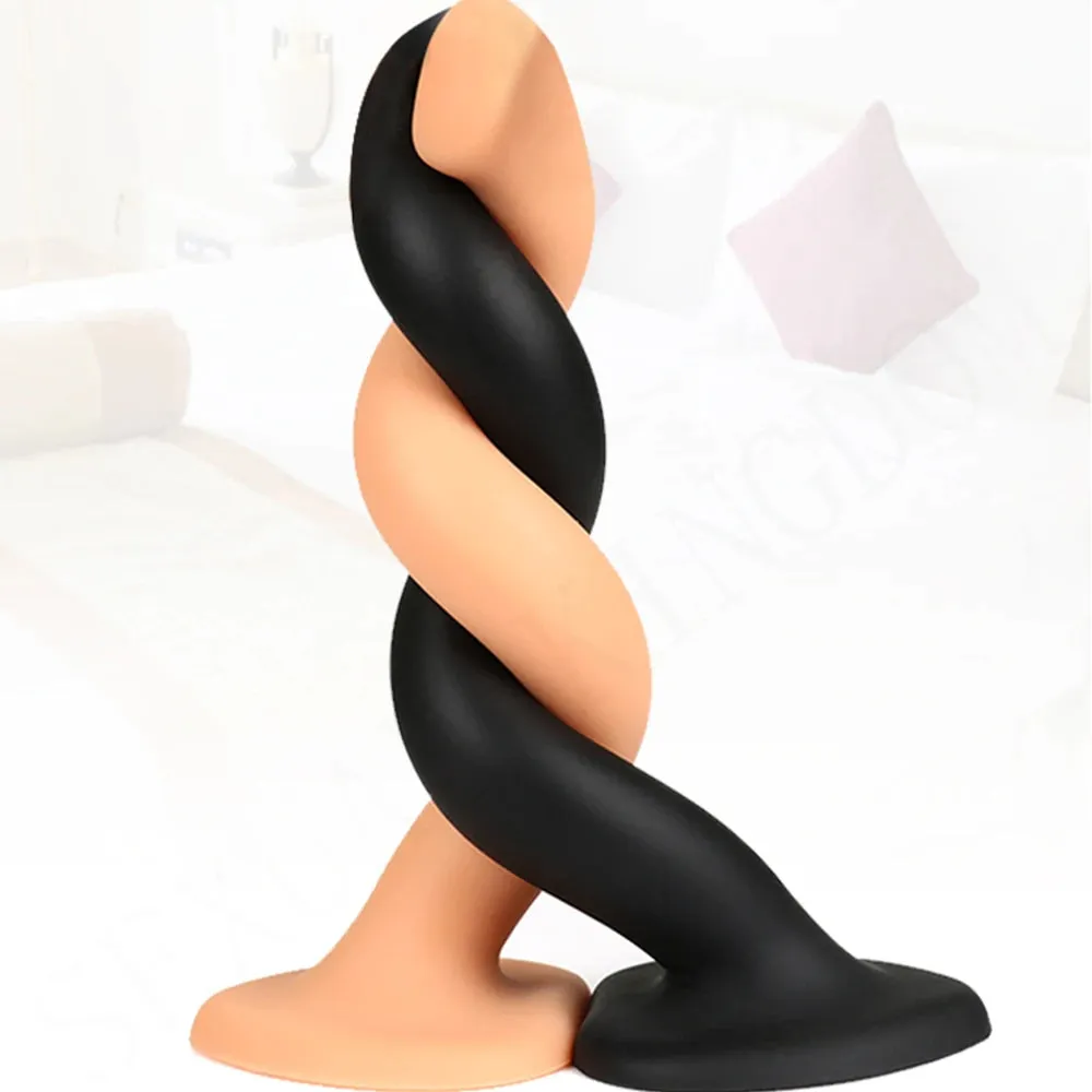 Slender Anal Dildo Butt Plug - Silicone Suction Cup Dildo G Spot Prostate Massage