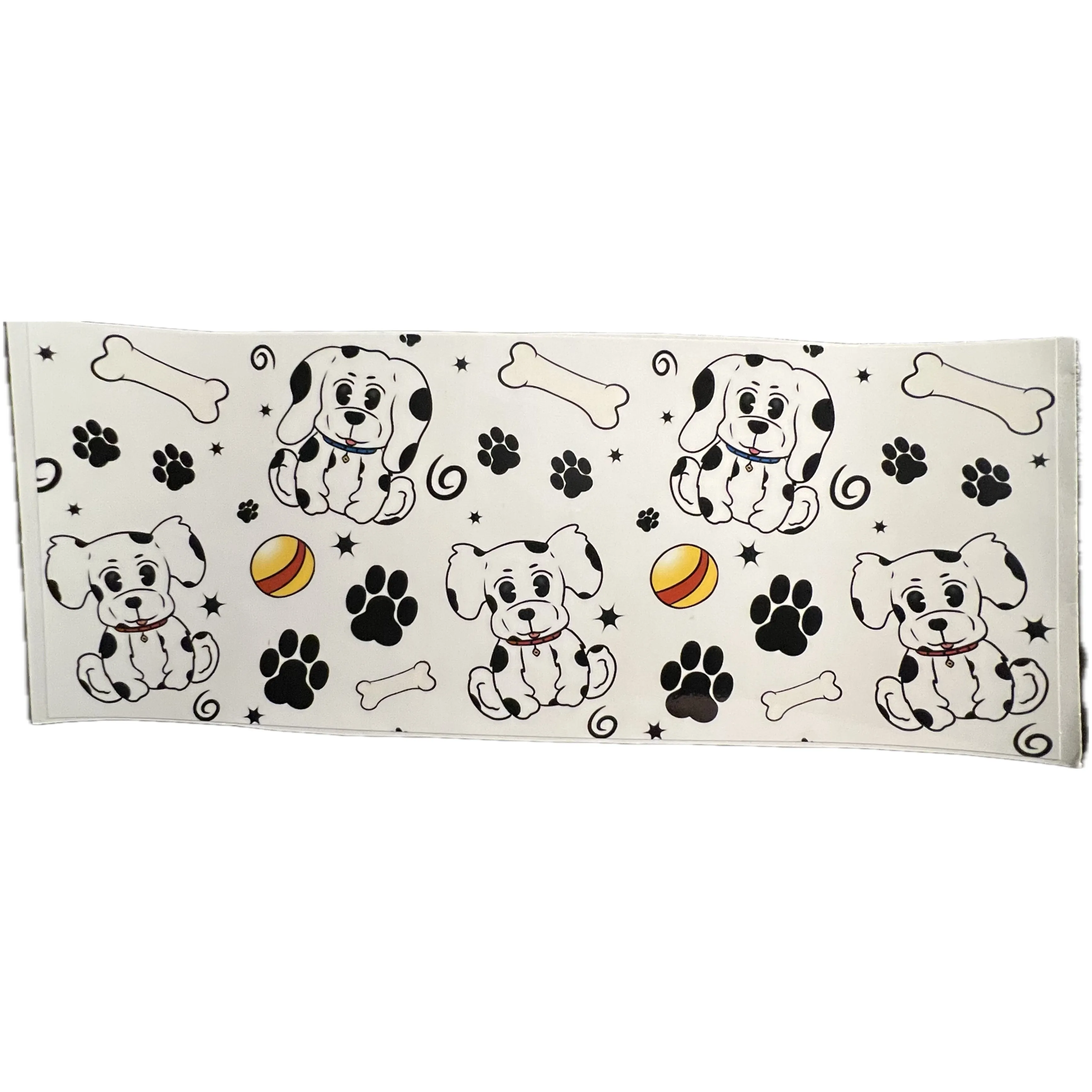 Spotted Pups Vinyl Landing Strips Adult Diaper Sticker