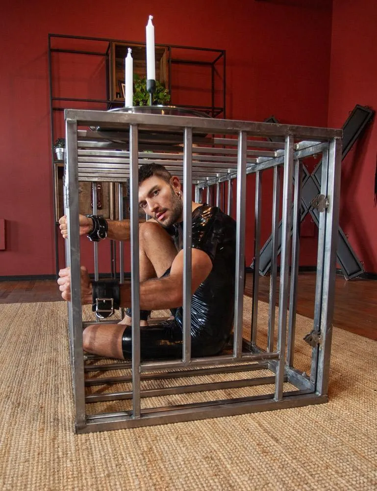 Steel Puppy Cage. Deluxe