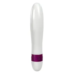 Stimulator clitoris DUREX Intense Pure Fantasy. cu vibrații multiple. rezistent la apă. lungime 15 cm. alb cu mov