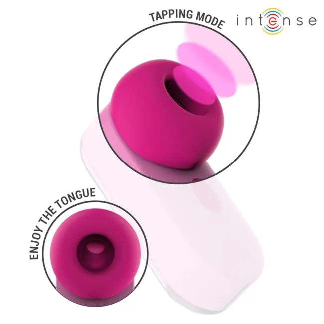 Stimulator clitoris INTENSE Sabrina Clitoral Stimulator. cu funcție de simulare sex oral și tapping. culoare roz