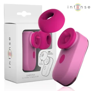 Stimulator clitoris INTENSE Sabrina Clitoral Stimulator. cu funcție de simulare sex oral și tapping. culoare roz