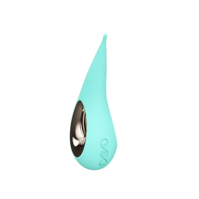 Stimulator clitoris LELO DOT AQUA. din silicon moale. cu mișcări inovatoare în formă de 8. 8 funcții de vibrație. albastru