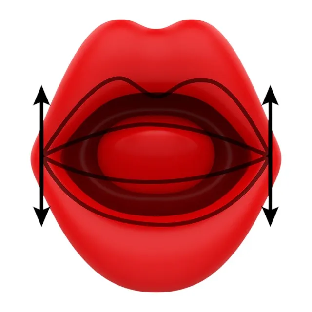 Stimulator clitoris MIA SICILIA Double Pleasure. cu funcție de vibrație și mușcătură. în formă de trandafir. roșu